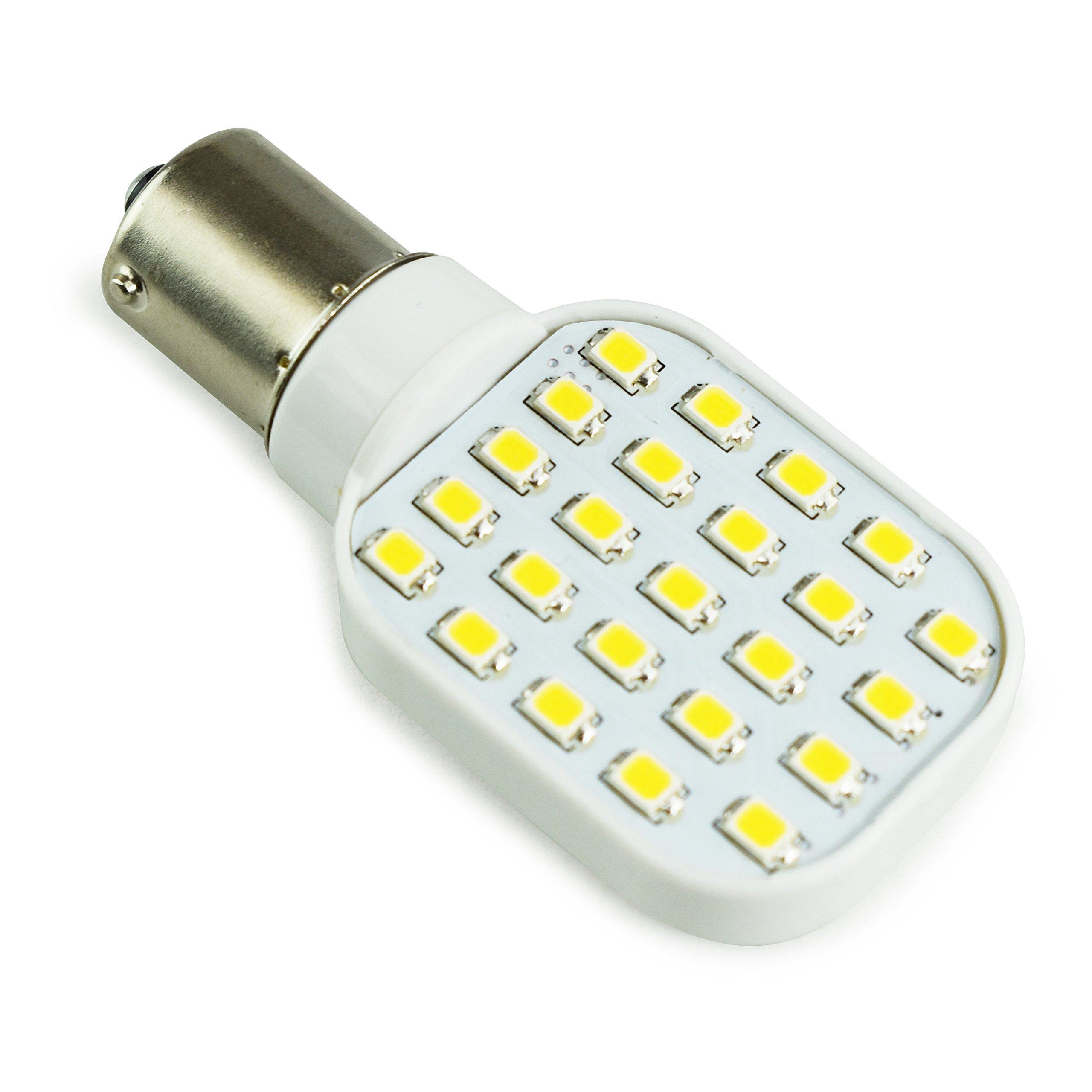 4 Pack Rotating Super Bright 300 Lumen 1141 1156 Wedge RV Interior LED Light 24-SMD Camper Trailer Lamp Bulb 10-24V Natural White (4) - Image 6
