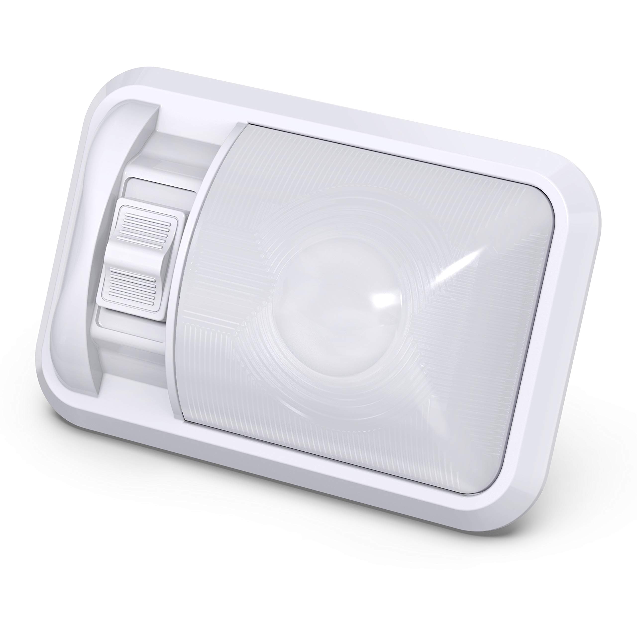 Leisure LED 2 Pack 12V RV Ceiling Dome Light RV Interior Lighting Frosted Lens for Trailer Camper with Switch, Single Dome 300LM (Frosted Lens Natural White 4000-4500K, 2-Pack) - Image 3